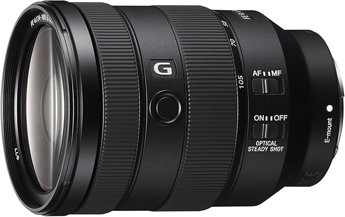 Sony 24-105mm f/4.0-22 Standard-Zoom Fixed Zoom Camera Lens (SEL24105G/2), Black (Copy)